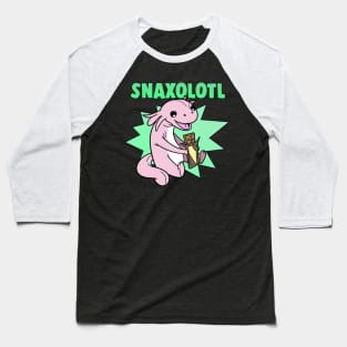 Snaxolotl Pastel Goth Axolotl Kawaii Baseball T-Shirt